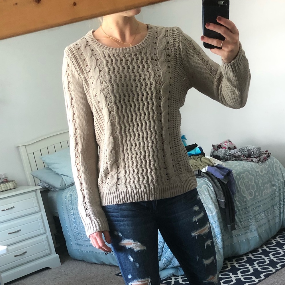 Brown Knit Sweater